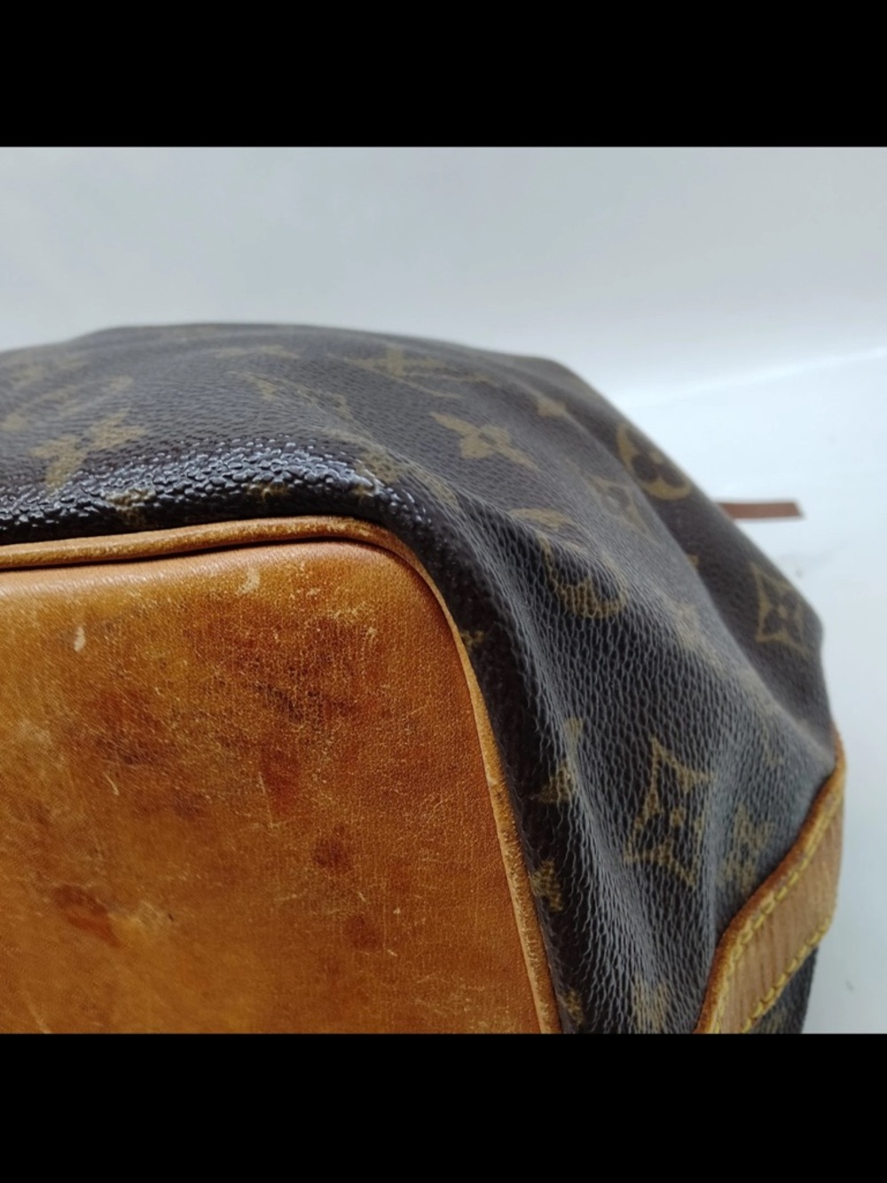 Louis Vuitton Monogram Canvas Hobo Bag in Brown and Tan - Picture 8 of 9